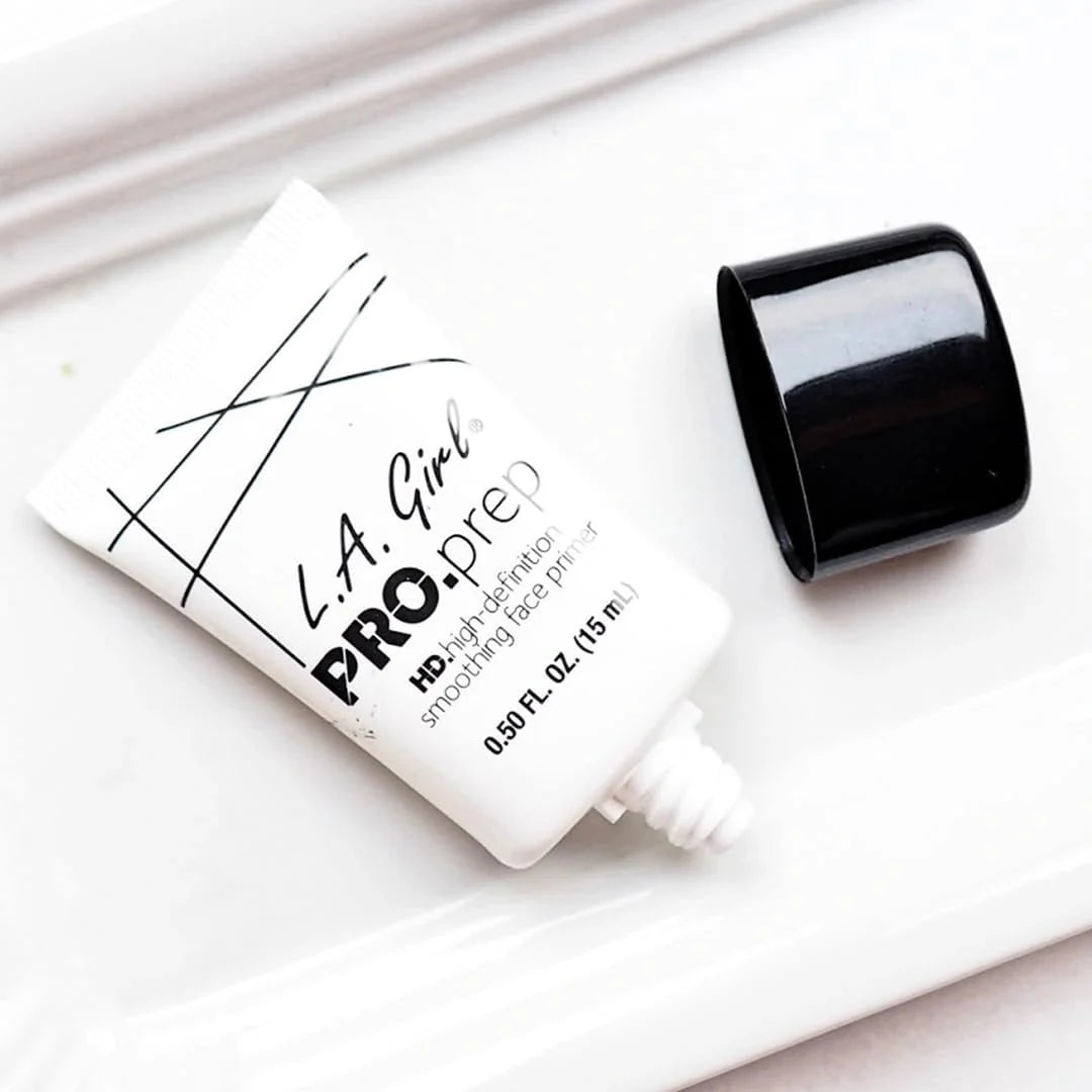 L.A.GIRL PRO. Prep HD Smoothing Face Primer - Matte & Poreless Ultra Blendable Liquid Clear, Smoothening, Lightweight, Soft Nourishing Formula, Paraben Free, (15ml) - Deals999