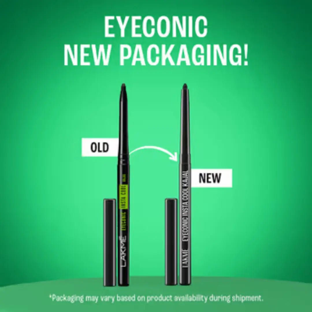 lkmintclkjl - Lakme Eyeconic Insta Cool Deep Black Kajal Cooling Kohl with Cucumber (0.35gm) - Looknstyle