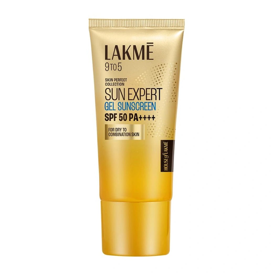 lakesun-Lakme Sun Expert Gel Sunscreen SPF 50 PA+++ (100ml)-Looknstyle