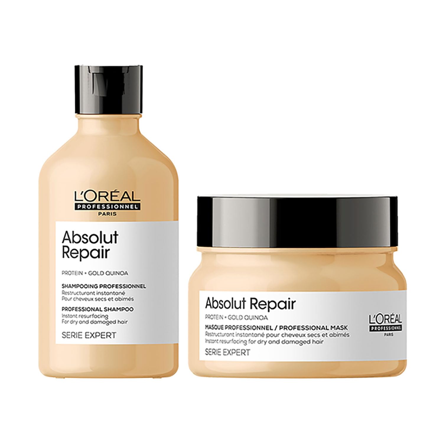 lp139 - L'Oréal Professionnel Paris Absolut Repair Shampoo and Masque Combo (300 + 250 mL) - Looknstyle