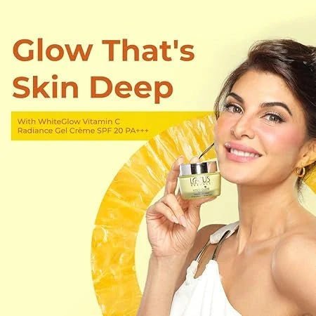 lh3 - Lotus Herbals WhiteGlow Vitamin C Gel Crème | Reduces Dark Spots | Unique Gel + Crème Formula | 100x More Vitamin C | Boosts Radiance | SPF 20 PA+++ | Paraben - Free | 50g - Looknstyle