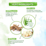 maaloevr - Mamaearth Aloe Vera Face Wash with Aloe Vera & Ashwagandha for a Youthful Glow - 100ml (Pack of 2) - Looknstyle