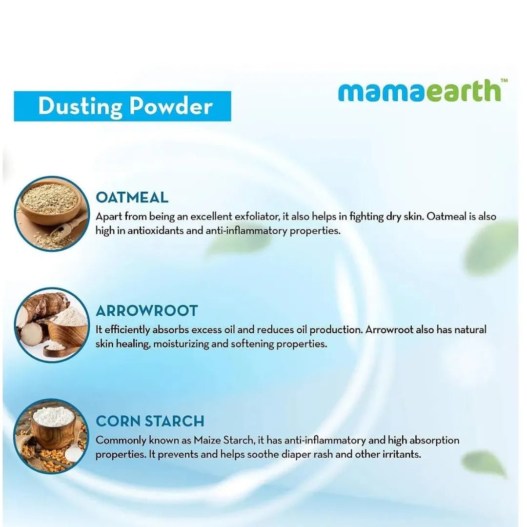duspo1 - Mamaearth Dusting Powder for Babies, 150g - Looknstyle