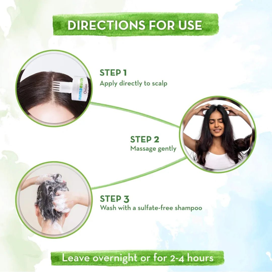 mahairoil250ml - Mamaearth Onion Hair Oil For Hair Growth With Onion & Redensyl For Hair Fall Control - 250Ml - Looknstyle