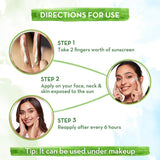 mercdwsns - Mamaearth Rice Water Dewy Sunscreen with Rice Water & Niacinamide 50 g | SPF 50 - Looknstyle