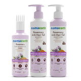 Mamaearth Rosemary Hair Fall Control Kit (Oil - 150ml, Shampoo - 250ml & Conditioner - 250ml) For Men & Women - Deals999