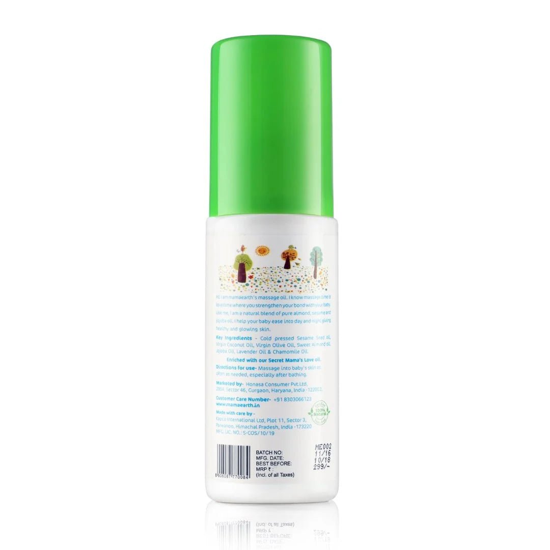 mabamsg - Mamaearth Soothing Massage Oil for Babies (100 ml, 0 - 5 Yrs,White) - Looknstyle