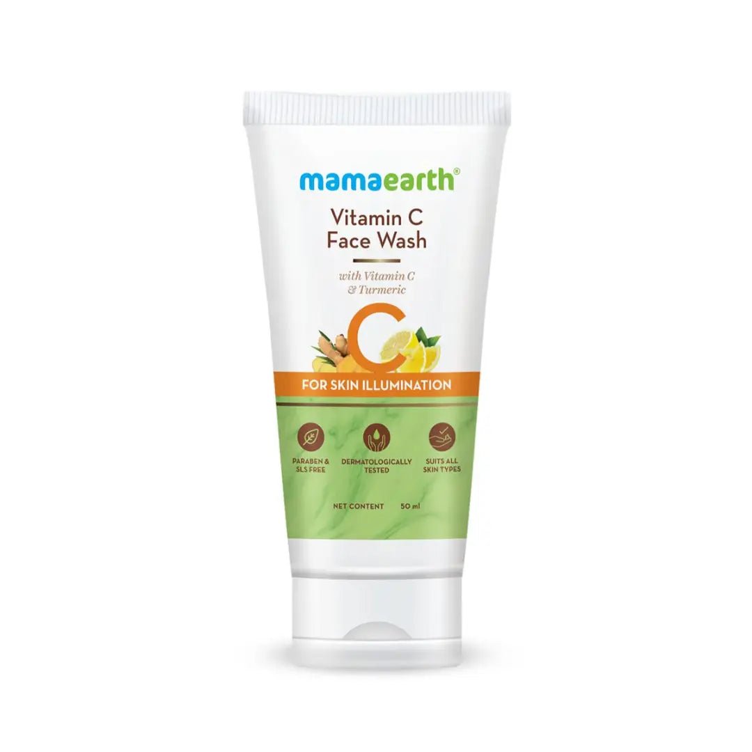mavitacfw-2 - Mamaearth Vitamin C Face Wash with Vitamin C and Turmeric for Skin Illumination - Looknstyle