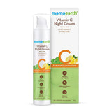 vitnicrm1 - Mamaearth Vitamin C Night Cream For Women with Vitamin C & Gotu Kola for Skin Illumination (50g) - Looknstyle