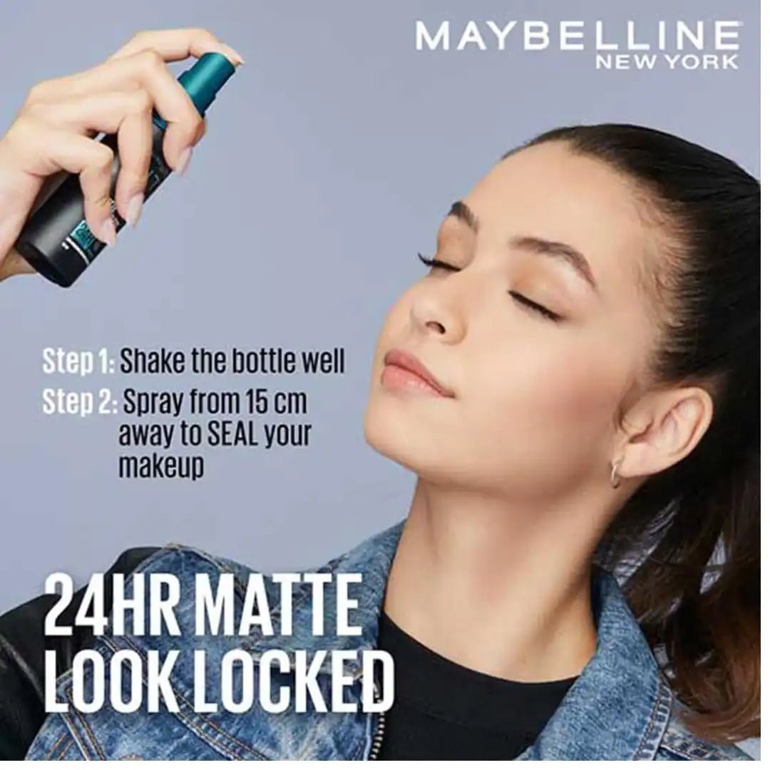 maybellinfitmesettingspray60ml - Maybelline New York Setting Spray, Transfer - proof, 24H Oil - Control Formula With Witch Hazel, Fit Me Matte + Poreless, 60 ml - Looknstyle