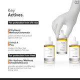 minSPF30hair - Minimalist SPF 30 Hair Serum For Frizzy Hair With Keratin, Argan Oil & Ceramides | Heat Protection Serum, Smoothens & Protects From UV | Lightweight | Leave In Serum For Women & Men | 50 ml - Looknstyle