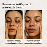 MSTIQARE dual clenser - MYSTIQARE Soothing Oil - to - Foam Cleansing Oil & Face Wash for Sensitive, Acne - Prone Skin | Removes Sunscreen & Waterproof Makeup | Fragrance - Free, pH - Balanced - Looknstyle