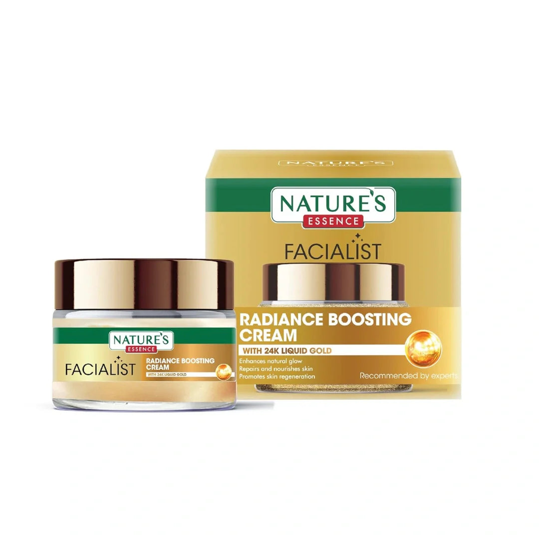 NATURES ESSENCE Face Cream For Daily Use|Radiance Boosting Face Cream For Women|Brightening Cream With 24K Liquid Gold|45Gm