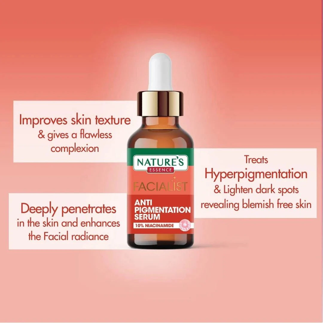 NATURES ESSENCE 10% Niacinamide Anti Pigmentation Serum | Face Serum For Acne & Blemishes, 30Ml - Deals999
