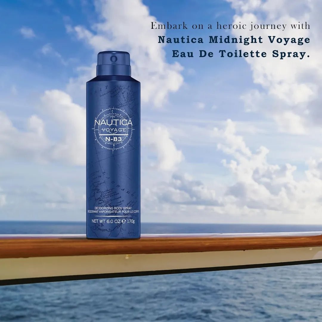 na3 - Nautica Voyage N83 Body Spray For Men, 170G - Aquatic - Looknstyle