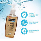 nutro4 - Neutrogena Deep Clean Facial Cleanser - Normal To Oily Skin (200ml) - Looknstyle