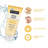 dzfwf - Neutrogena Deep Clean Scrub Blackhead Eliminating Daily Scrub For Face (100g) - Looknstyle