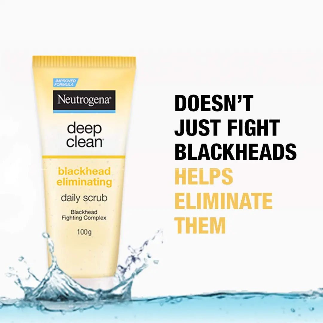 dzfwf - Neutrogena Deep Clean Scrub Blackhead Eliminating Daily Scrub For Face (100g) - Looknstyle
