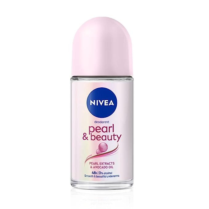 nicrollocwomem 50ml - NIVEA Deodorant Roll On, Pearl & Beauty For Women 50ml - Looknstyle