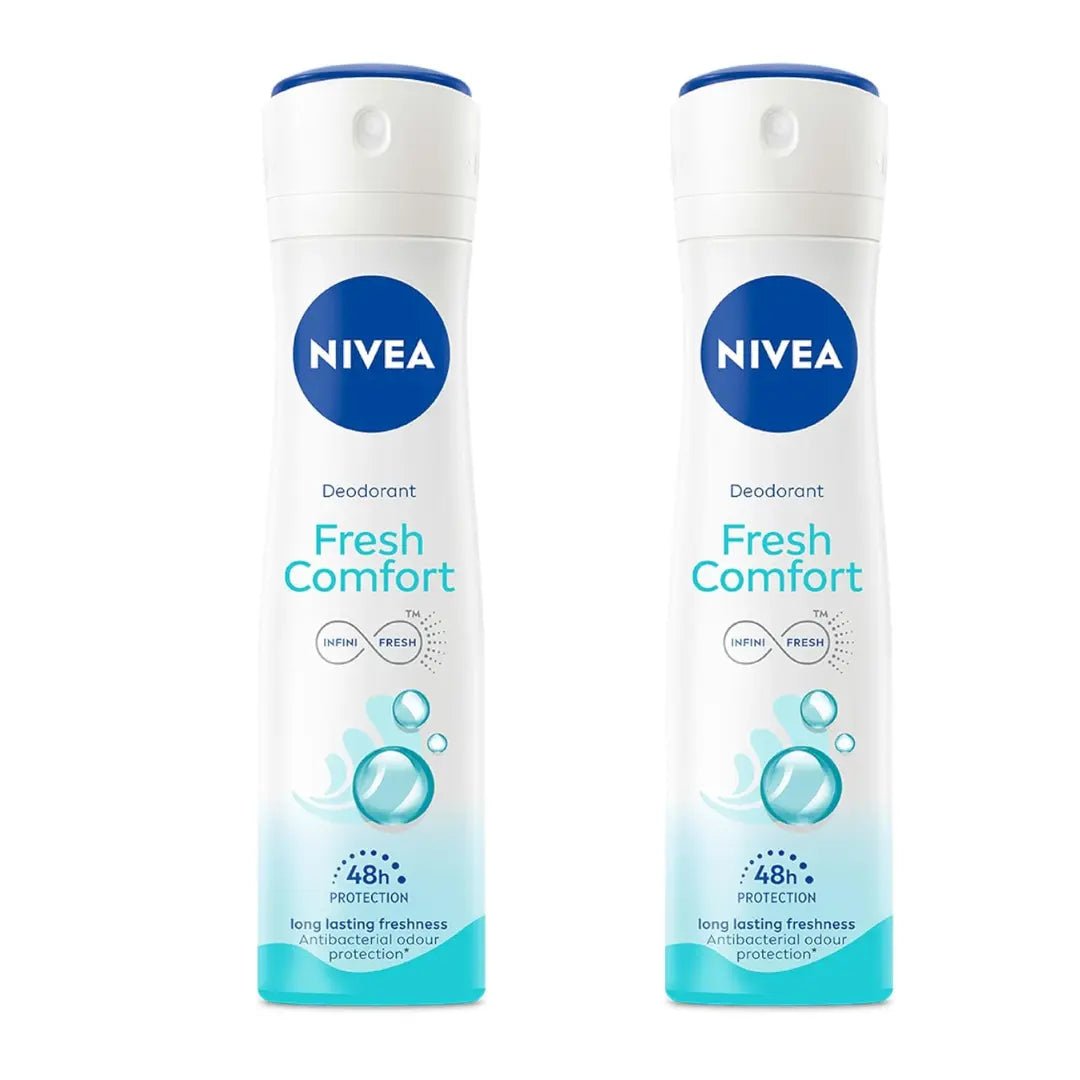 nv51 - NIVEA Fresh Comfort Deodorant For Women - 150ml (Pack of 2) - Looknstyle