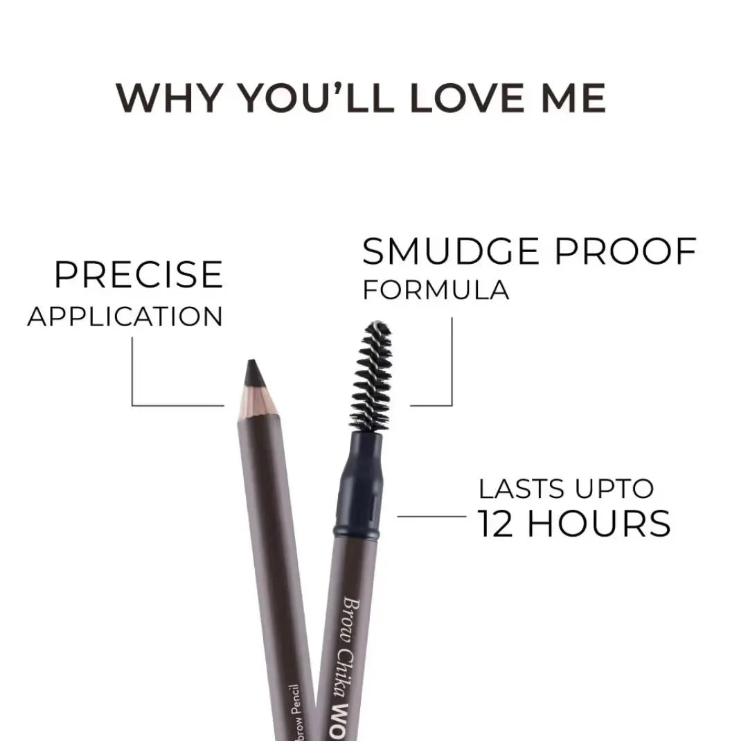 Nykaa Brow Chika WOW Eyebrow Pencil - Coven Cocoa 01 (1.08g) - Deals999