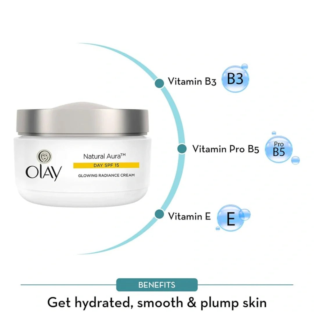 oly4 - Olay Natural Aura Day Cream With SPF 15 (50g) - Looknstyle