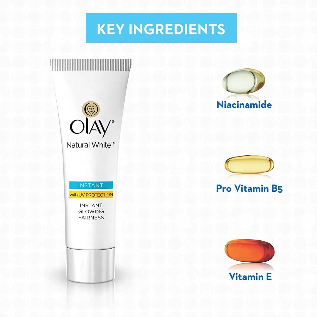 oly36 - Olay Natural Aura - Vitamin B3, Pro B5, E, With UV Protection, 20 g pack of 2 - Looknstyle