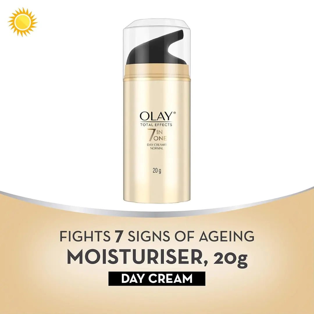 olay12 - Olay Total Effects Day Cream | Fights 7 Signs of Ageing | With Niacinamide and Green Tea Extracts | Normal, Oily, Dry, Combination Skin | 20g - Looknstyle