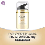olay_cream50 - Olay Total Effects Night Cream For Normal, Dry, Oily & Combination Skin, 50 Gm - Looknstyle