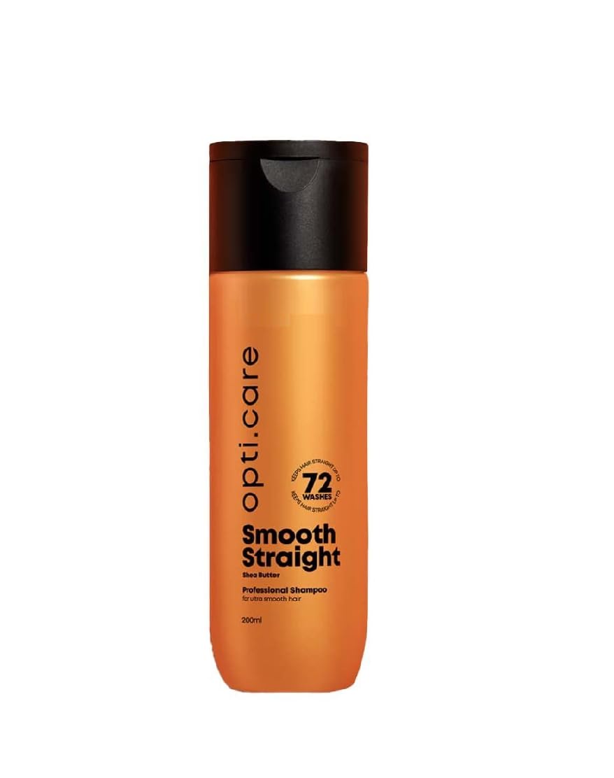 matx4 - OptiCare Professional Smooth & Straight Shampoo with Shea Butter, Up to 4 Days of Frizz Control 200 ml - Looknstyle