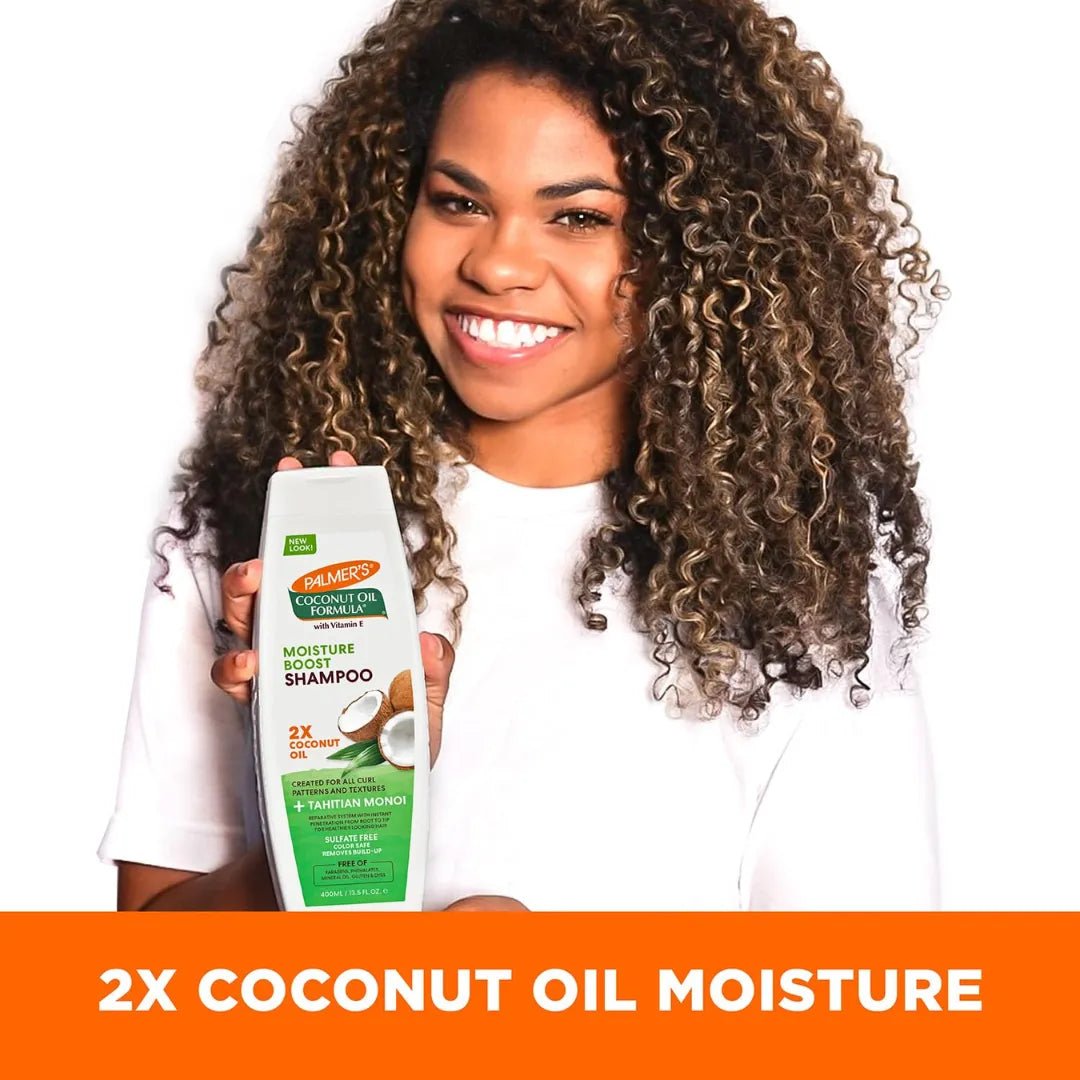 palmer5 - Palmer’s Coconut Oil Formula Moisture Boost Shampoo (400ml) - Looknstyle