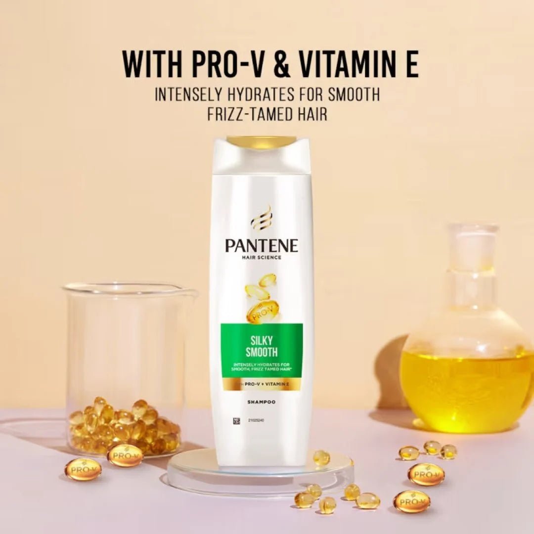 pntsssh340 - Pantene Advanced Hair Fall Solution Silky Smooth Care Shampoo (340ml) - Looknstyle