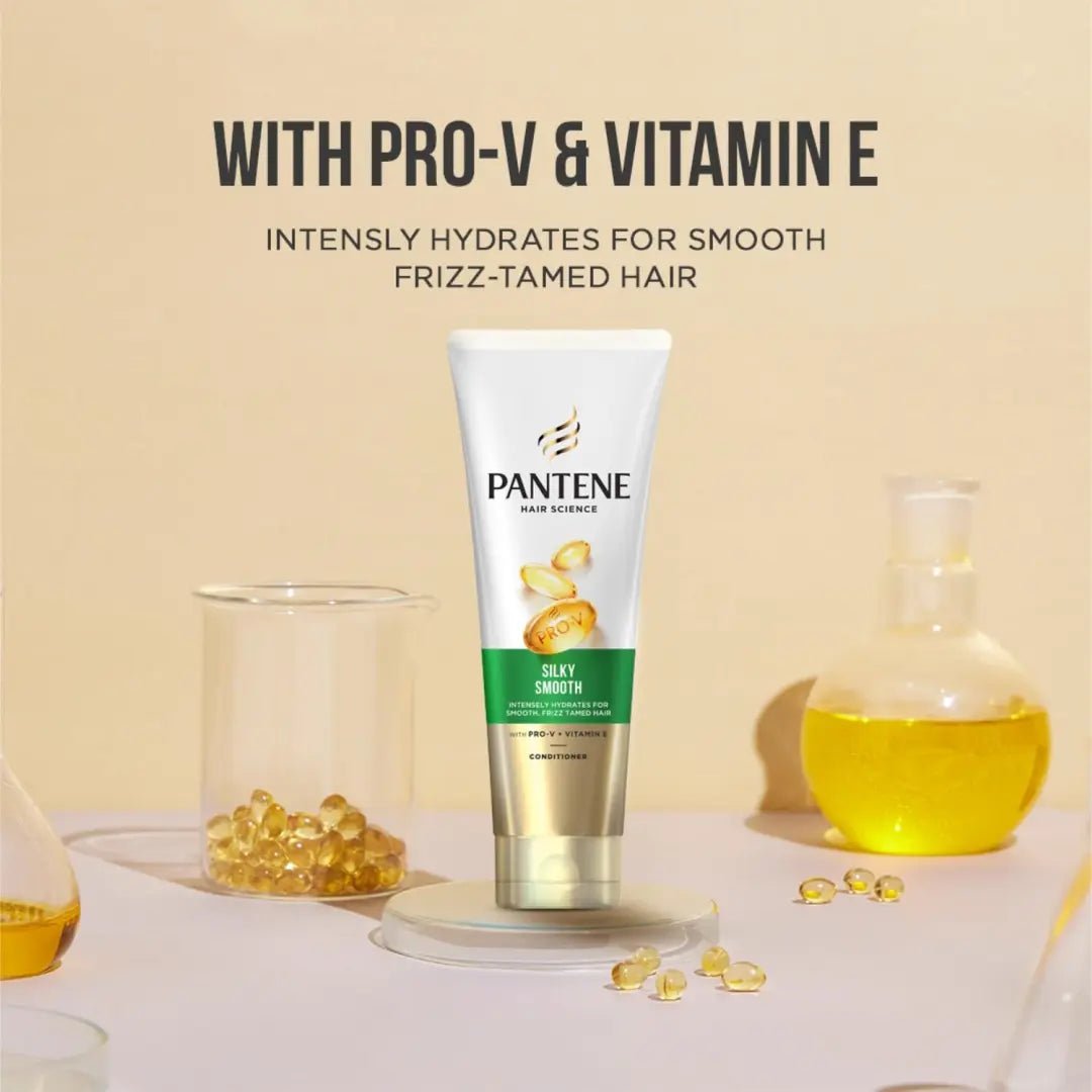 pant1 - Pantene Advanced Hairfall Solution, Anti - Hairfall Silky Smooth Conditioner, 200ML - Looknstyle