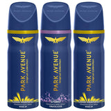 parka4 - Park Avenue Good Morning with Free Body Deo, Storm, Multicolor, Citrus, Patchouli, Vanilla for Men, 150ml (Pack of 3) - Looknstyle