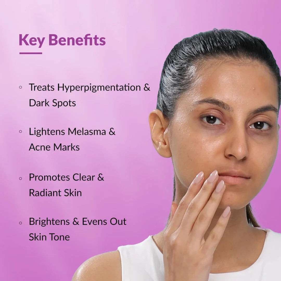 Fixderma Tranexamic Acid Pigment Correcting Serum | Face Serum for Melasma, Hyperpigmentation & Acne Spots | Acne Face Serum for Men & Women-30gm