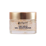 plglmois - Pilgrim 24k Gold Gel Moisturizer with Hyaluronic Acid & Alpha Arbutin for men & women 50gm - Looknstyle