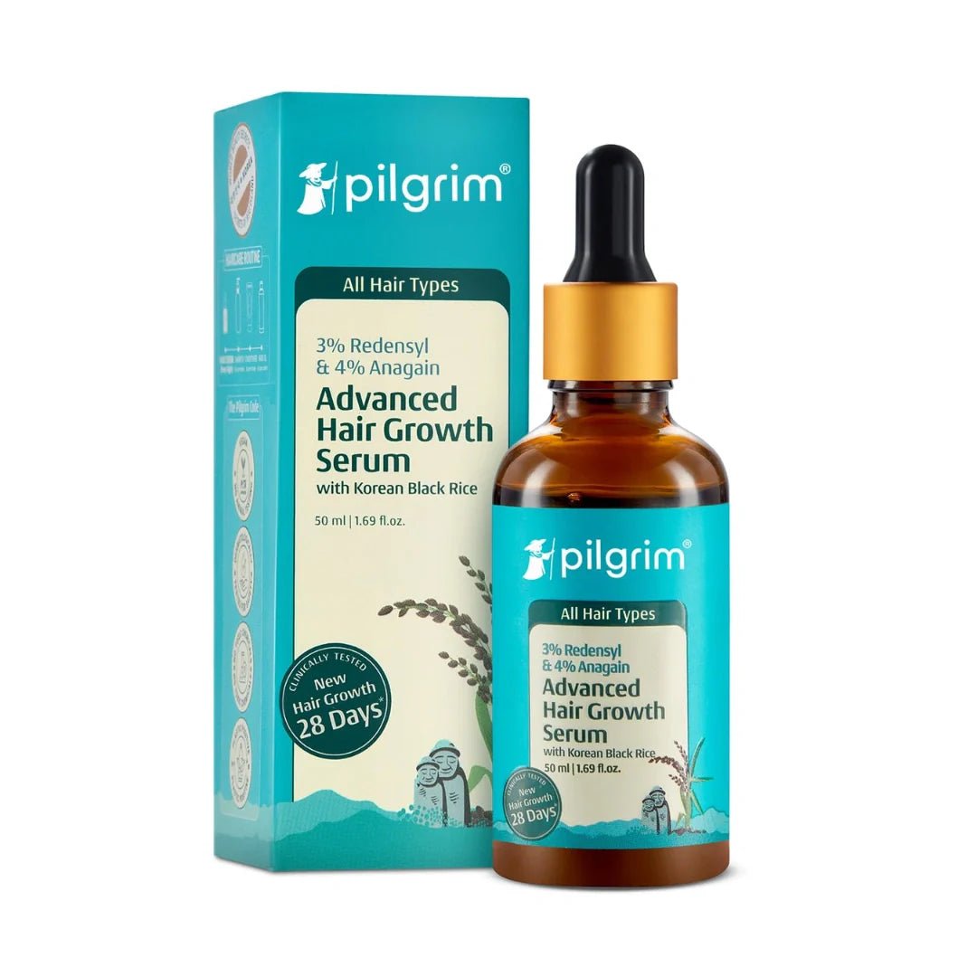 pilredsrm - Pilgrim Redensyl & Anagain Advanced Hair Growth Serum (50ml) - Looknstyle