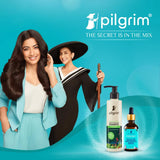 PILGRIM Amazonian Patu & Hyaluronic Acid Smoothening Hair Serum For Dry & Frizzy Hair, Serum For Hair Smoothening, Hydrates & Detangles, Smoothens Rough Ends, Hair Serum For Unisex, 100ml
