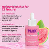 plxgvusrm - PLIX - THE PLANT FIX 23% Vitamin C Guava Face Serum for Skin Brightening, Clear, Glowing & even toned complexion, 20ml - Looknstyle