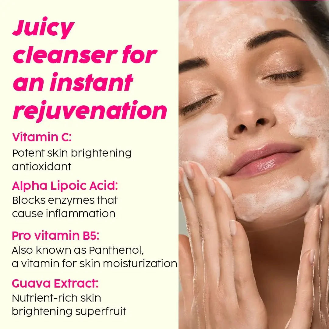 PLIX - THE PLANT FIX Jamun Active Acne Juicy Cleanser & Guava Glow Juicy Cleanser - 100ml Each - Deals999
