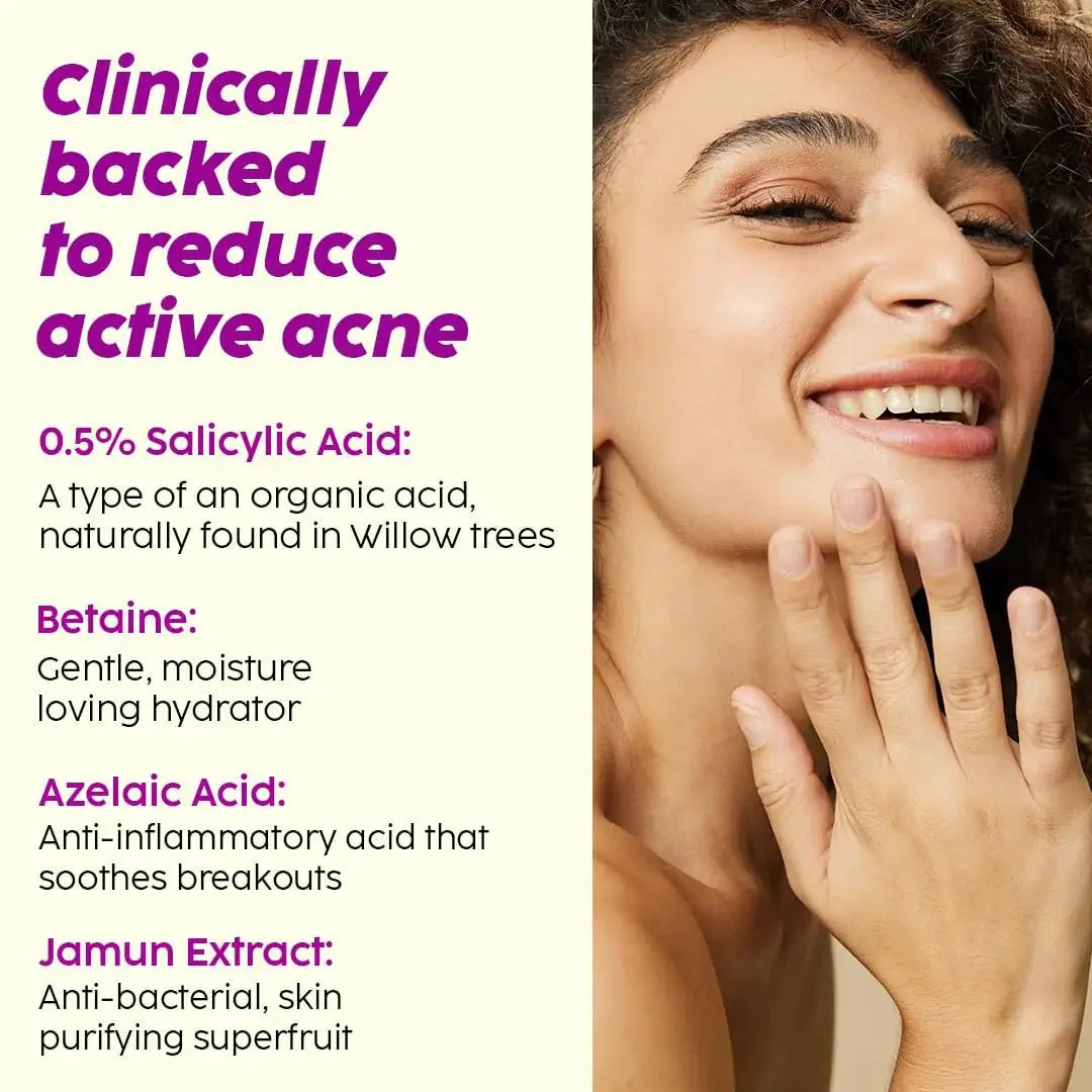 PLIX - THE PLANT FIX Jamun Active Acne Juicy Cleanser & Guava Glow Juicy Cleanser - 100ml Each - Deals999