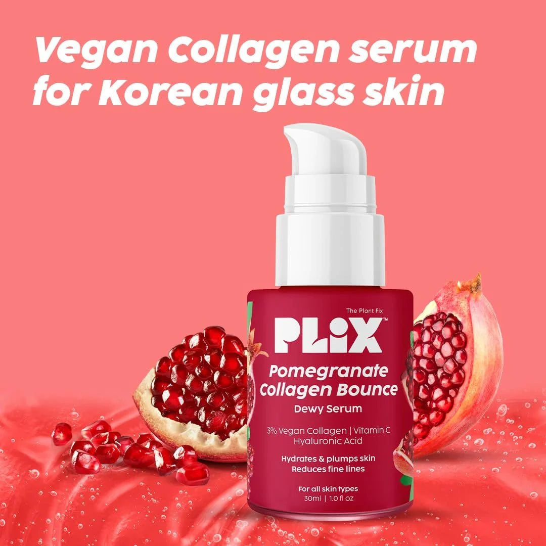 PLIX - THE PLANT FIX Pomegranate Collagen Bounce Serum (30ml) - Deals999