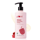 Plum Hibiscus & Ceramides Long & Healthy Shampoo | Hydrates & Conditions Hair, Prevents Split Ends |Contains Hibiscus Extracts, Ceramides |100% Vegan | 250ml - Deals999