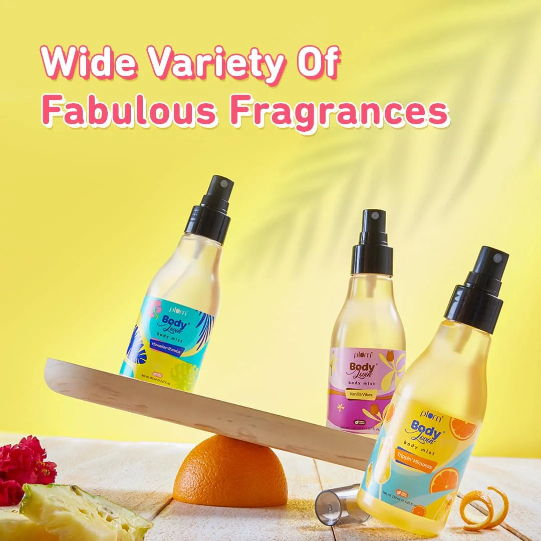 Plum BodyLovin' Feelin' So Rose Body Mist | Long Lasting Floral Fragrance For Women With Fresh Floral, Rose & Musk | High On Fun | Travel-Friendly Perfume Body Spray 150 ml