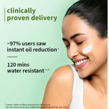 Plum Green Tea & Zinc Super-Matte Gel Sunscreen SPF 50 PA ++++ | Formulated for Oily, Combination and Acne Prone Skin | Protects & Controls Oil | Lightweight, No White Cast & Non-Sticky | Vegan | 50 g