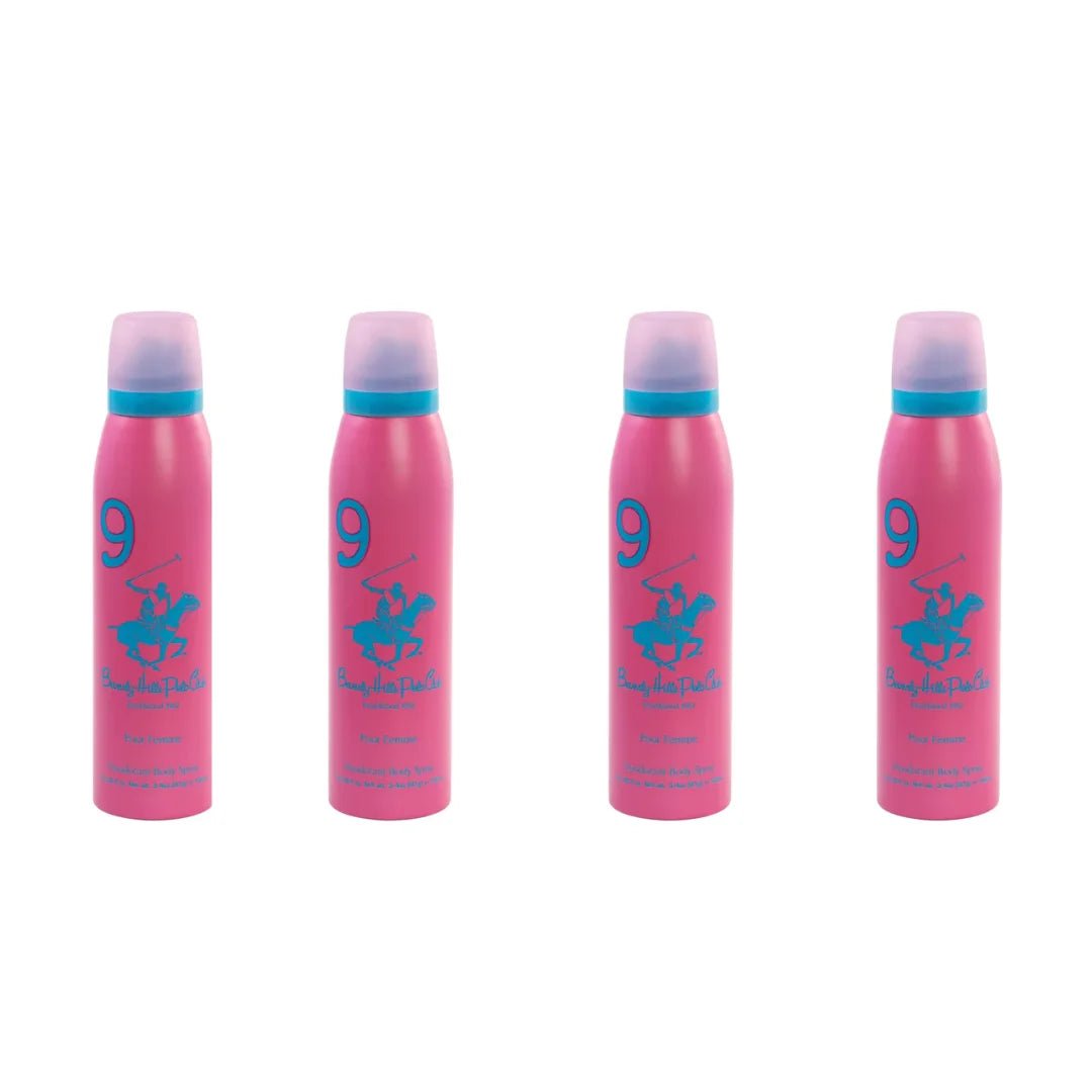 plowmndo94 - Beverly Hills Polo Club No.9 deodorant for women 150ml (pack of 4) - Looknstyle
