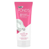 pofwb - POND'S Bright Beauty Anti - Dullness & Brightening Facewash with Niacinamide | For Glass - Skin Like Shine and with 4X Visibly Brighter Skin, 150gm - Looknstyle