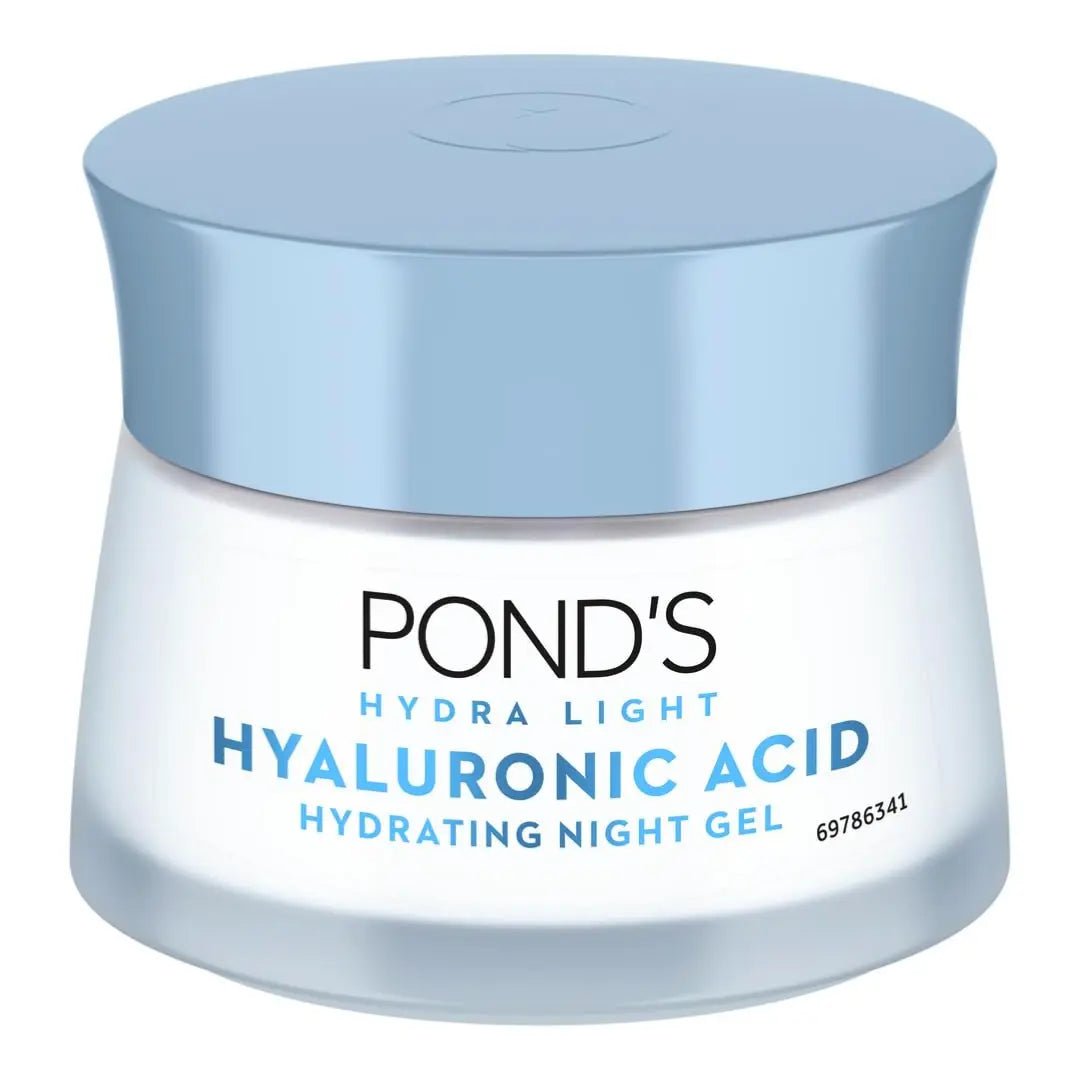 policr - Pond's Hydra Light Hyaluronic Acid Hydrating Night Gel - Plumps Skin for 72 Hours (50gm) - Looknstyle