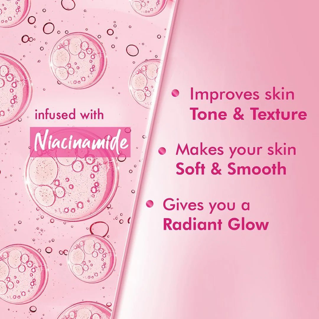 pond1 - POND's Moisturizing Body Lotion, 600Ml, For Silky Soft, Smooth, Radiant Skin, With Niacinamide, 3X Moisturization, Lightweight, Non - Sticky, Quick Absorbing - Looknstyle