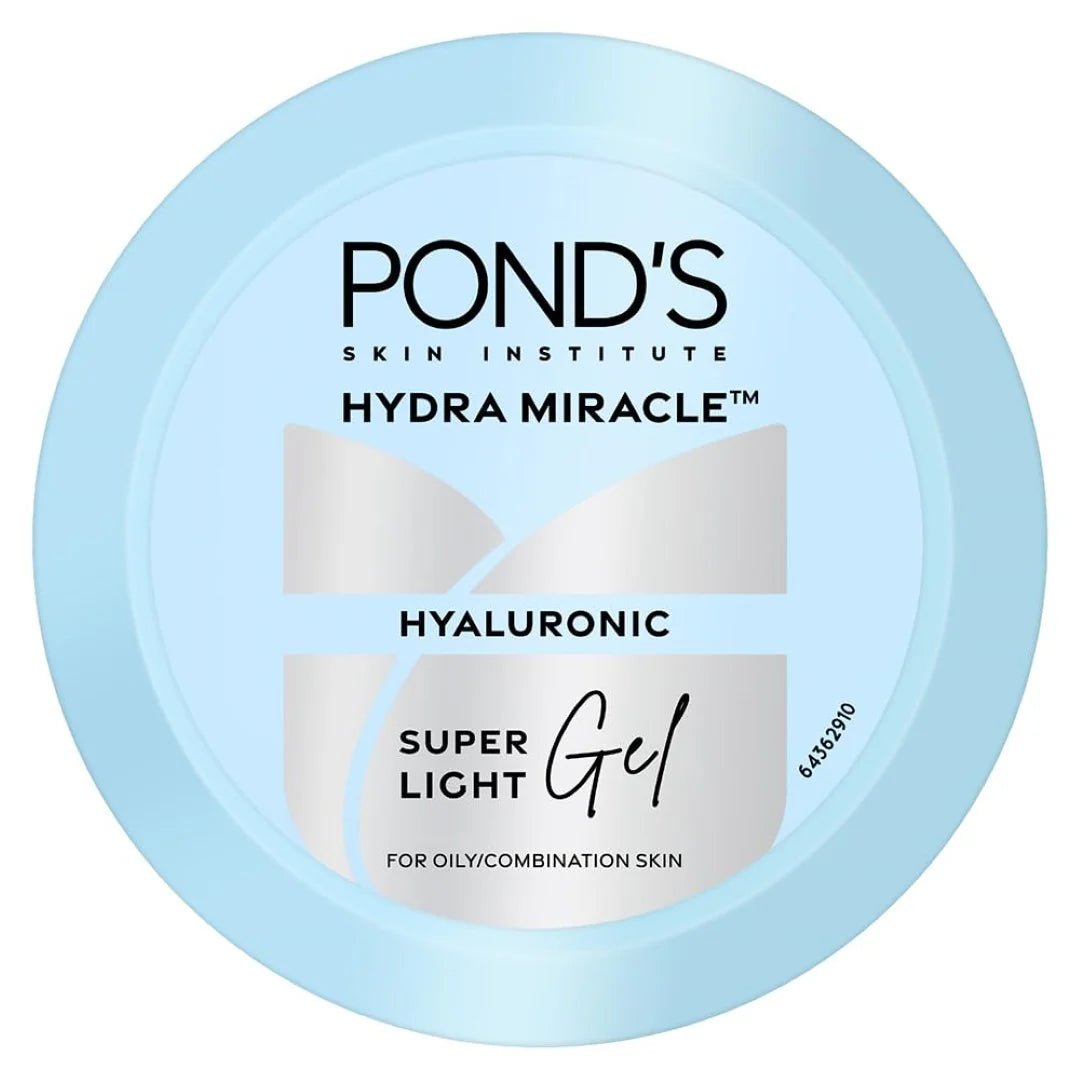 ponds1 - POND'S Super Light Gel Oil Free Face Moisturizer 100 ml | With Hyaluronic Acid & Vitamin E for Fresh Glowing Skin & 24 hr Hydration - Daily Use - Looknstyle